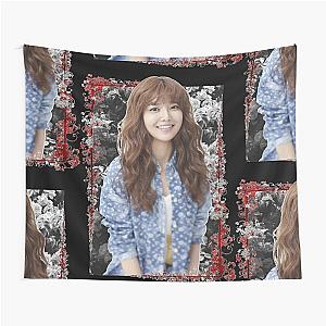 Choi Soo Young Girls Generation SNSD Sooyoung Korean Kpop Floral Design Tapestry