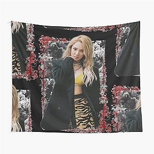 Kim Hyo yeon Girls Generation SNSD Hyoyeon Korean Kpop Floral Design Tapestry