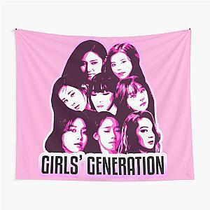 Girls' Generation Lo-Fi Pink Design Tapestry