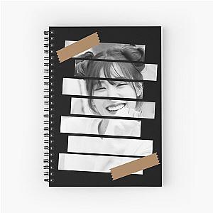 Tiffany Young Girls Generation SNSD Tiffany Korean Kpop Monochrome Stripe Design Spiral Notebook