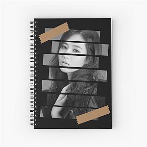 Kwon Yuri Girls Generation SNSD Yuri Korean Kpop Monochrome Stripe Design Spiral Notebook