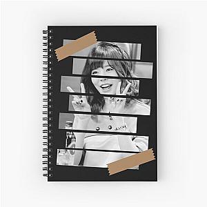 Lee SoonKyu Girls Generation SNSD Sunny Korean Kpop Monochrome Stripe Design Spiral Notebook