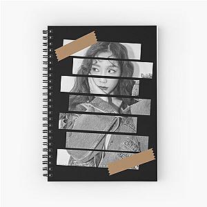 Kim Tae yeon Girls Generation SNSD Taeyeon Korean Kpop Monochrome Stripe Design Spiral Notebook