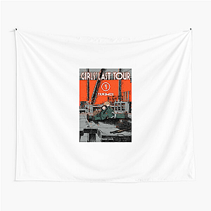 Hope Rides on the Kettenkrad Girls Last Tour Tapestries