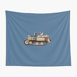 Girls' Last Tour  Shōjo Shūmatsu Ryokō  Girls Tank Tapestry