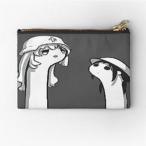 Chi & Yuu statues - Girls' Last Tour Zipper Pouch