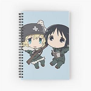 Yuuri and Chito- Girl's Last Tour Spiral Notebook