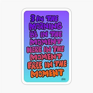 Creations In Heaven Glass Animals Lyric Bubble Letter Art Stickers