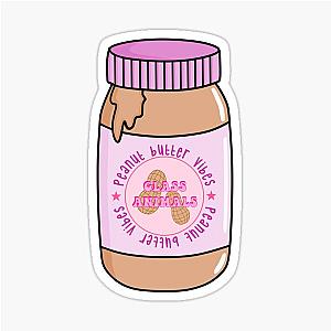 Peanut Butter Vibes Glass Animals Sticker