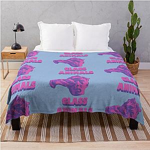 Glass Animals Purple Touch Throw Blanket