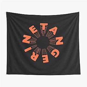 Glass Animals Merch Tapestry Black Tangerine