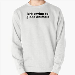 B RB crying to Glass Animals Pullover Sweatshirt