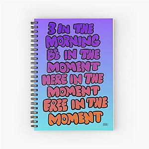 Creatures in Heaven Glass Animals Lyric Bubble Art Spiral Notebook
