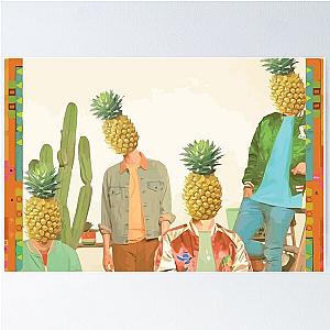 Glass Animals Pineapple Head Poster