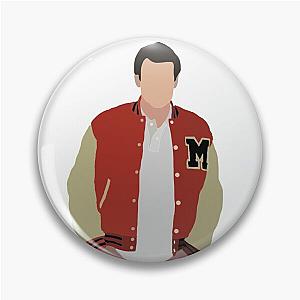 Glee Pins - Finn Hudson letterman jacket outline Pin RB2403