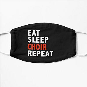 Glee Face Masks - Eat Sleep Choir Repeat  Glee Club Singing Singer Flat Mask RB2403