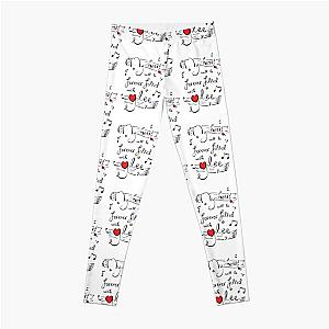 Glee Leggings - My Heart will be Forever Filled with Glee Leggings RB2403