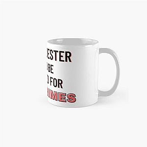 Glee Mugs - Glee Meme | Funny Glee Quote | Will Schuester Should be Arrested for War Crimes Classic Mug RB2403