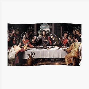 the Glee cast, but it's the last supper! Poster RB2403