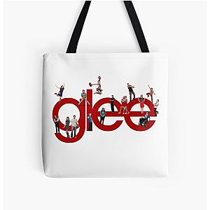 Glee Bags - Glee logo with the cast All Over Print Tote Bag RB2403