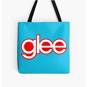 Glee Bags - Glee logo red and white All Over Print Tote Bag RB2403