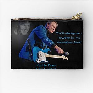 RIP Glen Campbell Zipper Pouch