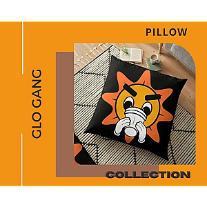 Glo Gang Throw Pillow