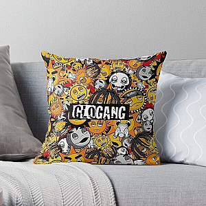 Glo Gang Or No Gang Throw Pillow RB1509