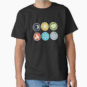 Element Symbols HQ Compact Vertical Gloomhaven inspired Classic T-Shirt