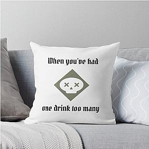 Poison One Drink Too Many Gloomhaven inspired Throw Pillow