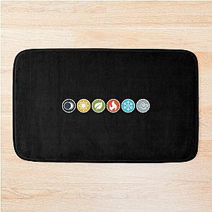 Element Symbols HQ Horizontal Gloomhaven inspired Bath Mat