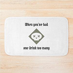 Poison One Drink Too Many Gloomhaven inspired Bath Mat