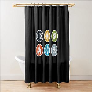 Element Symbols HQ - Compact Vertical - Gloomhaven inspired Shower Curtain
becomes 
Element Symbols - Compact Vertical Gloomhaven Shower Curtain