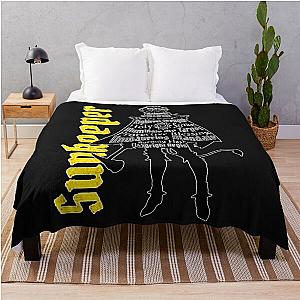 Gloomhaven Sunkeeper Class Silhouette Throw Blanket