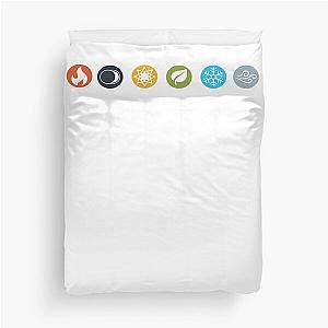 Gloomhaven Elements Symbols Duvet Cover