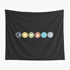 Element Symbols HQ Horizontal Gloomhaven inspired Tapestry