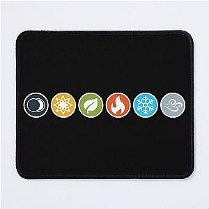 Element Symbols HQ Horizontal Gloomhaven inspired Mouse Pad