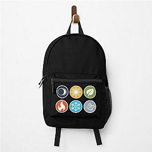 Element Symbols HQ Compact Vertical Gloomhaven inspired Backpack