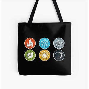Gloomhaven Element Symbol Print Tote Bag