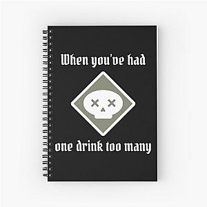 Poison - One Drink Too Many - Gloomhaven inspired Spiral Notebook