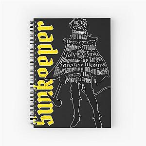 Gloomhaven Sunkeeper Class Silhouette Spiral Notebook