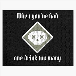 Poison One Drink Too Many Gloomhaven inspired Jigsaw Puzzle