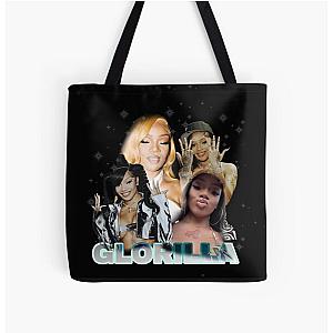 Glorilla Vintage Sticker All Over Print Tote Bag