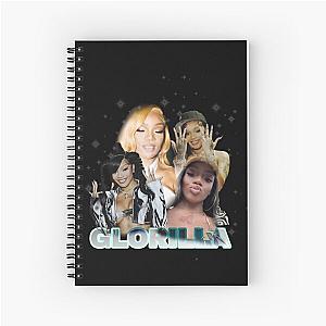 Glorilla Vintage Sticker Spiral Notebook