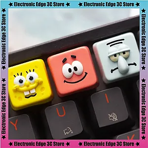 Cute Resin Keycaps Cherry Profile Layered Drip Glue Anime Keyboard Keycap