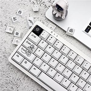 GMK-KEY German French Spain ISO Outer Space Dye Sub Keycaps