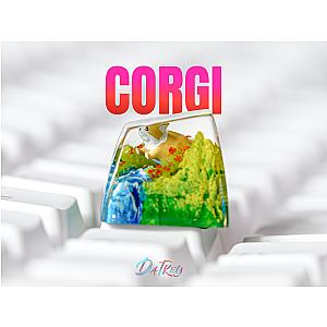 Corgi Keycap- Puppy Keycap- Dog Keycap- Gift for Dog Lover