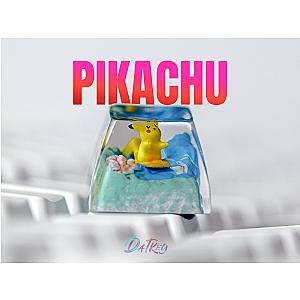 Pikachu Keycap- Pokemon Keycap- Artisan Keycap