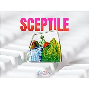 Sceptile Keycap- Pokemon Keycap- Artisan Keycap