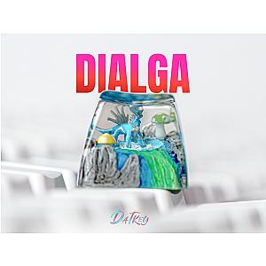 Dialga Keycap- Pokemon Keycap- Artisan Keycap